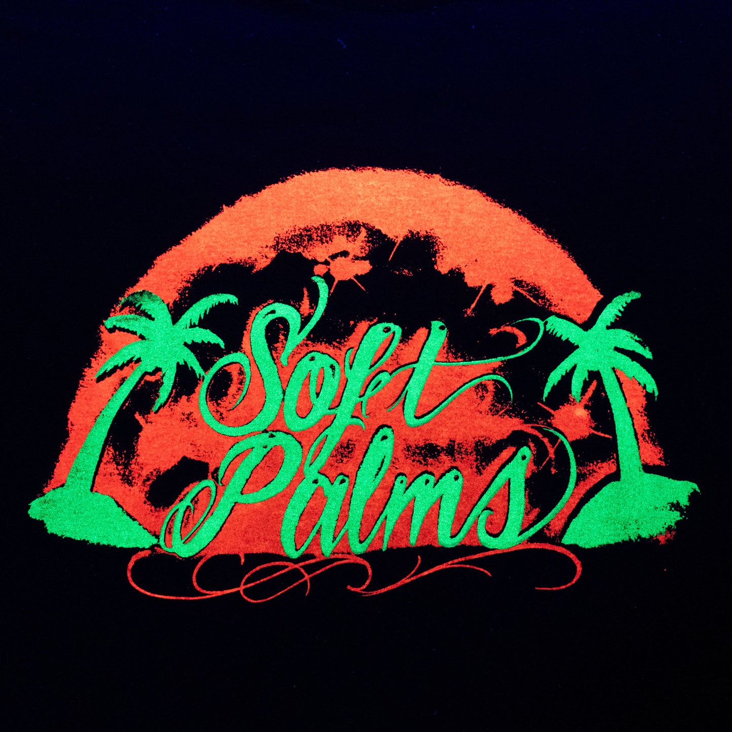 Day Glo Vaycay Shirt - Black - BLACKLIGHT ACTIVATED