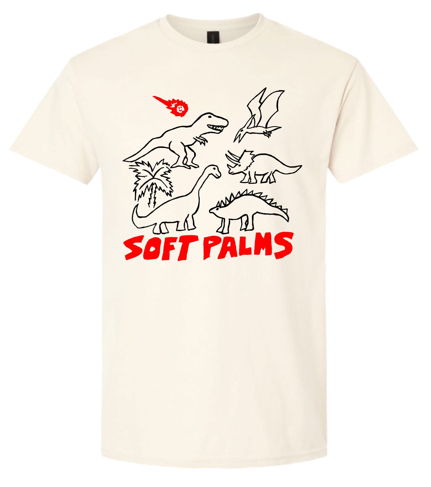 Soft Palms Dino Asteroid Shirt - Natural
