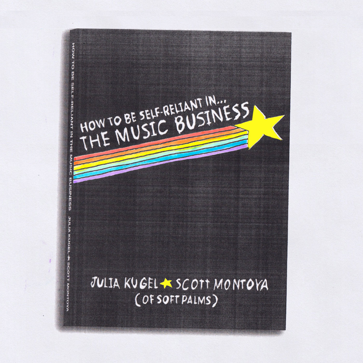 Soft Palms In Echo Limited Edition Serigraph LP Package - Blacklight Magenta on Silver Foil w/ Lyrics Sheet Insert & Copy of How To Be Self-Reliant In The Music Business Book