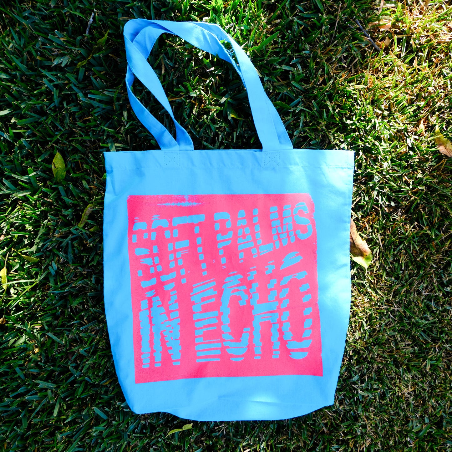 In Echo Tote - Turquoise w/ Blacklight Magenta