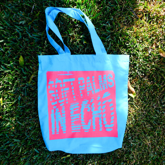 In Echo Tote - Turquoise w/ Blacklight Magenta