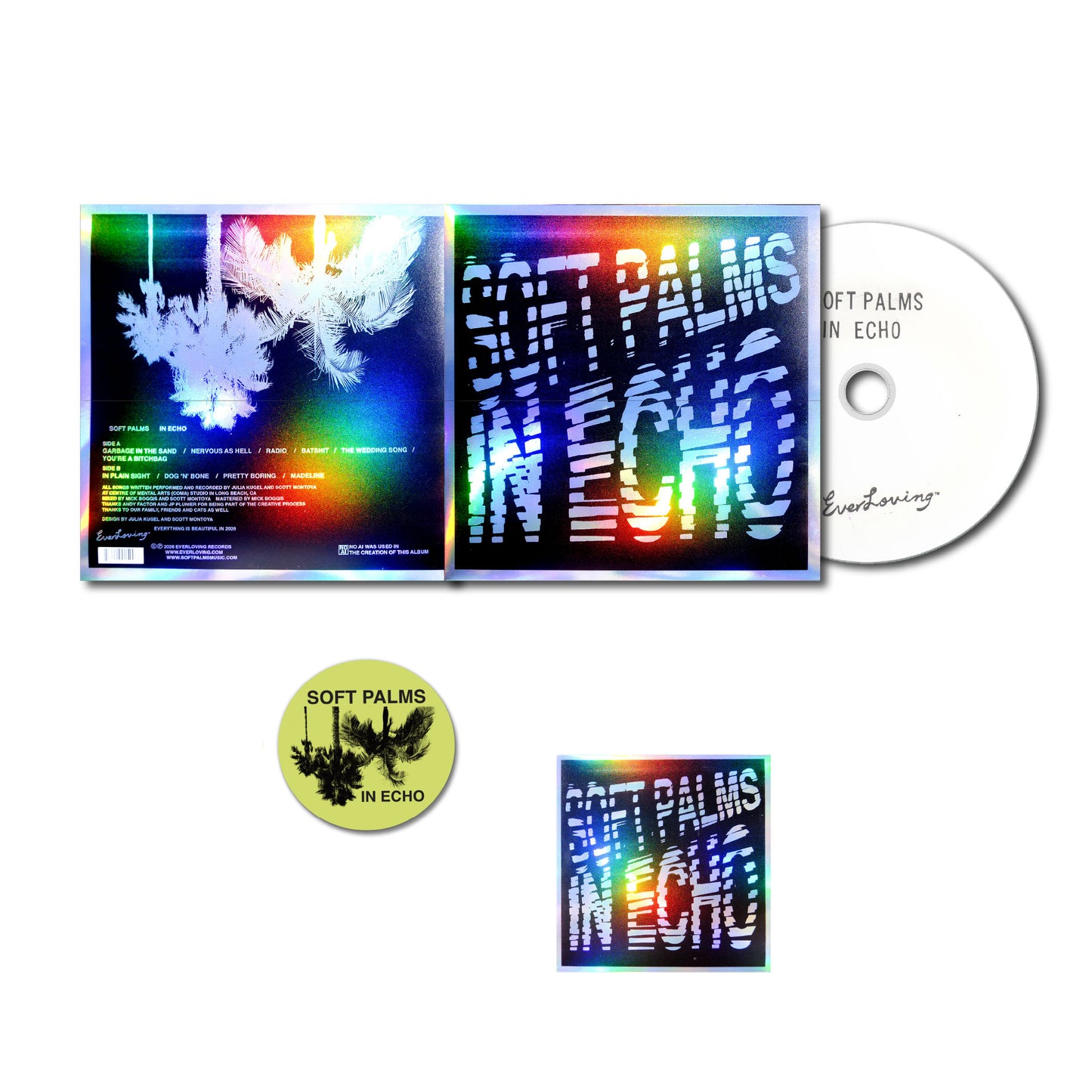 In Echo Silver Rainbow Foil CD Bundle - Limited Edition