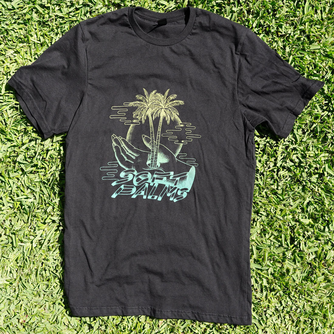 Soft Palms Chloe Shirt - GLOW IN THE DARK - BLACK