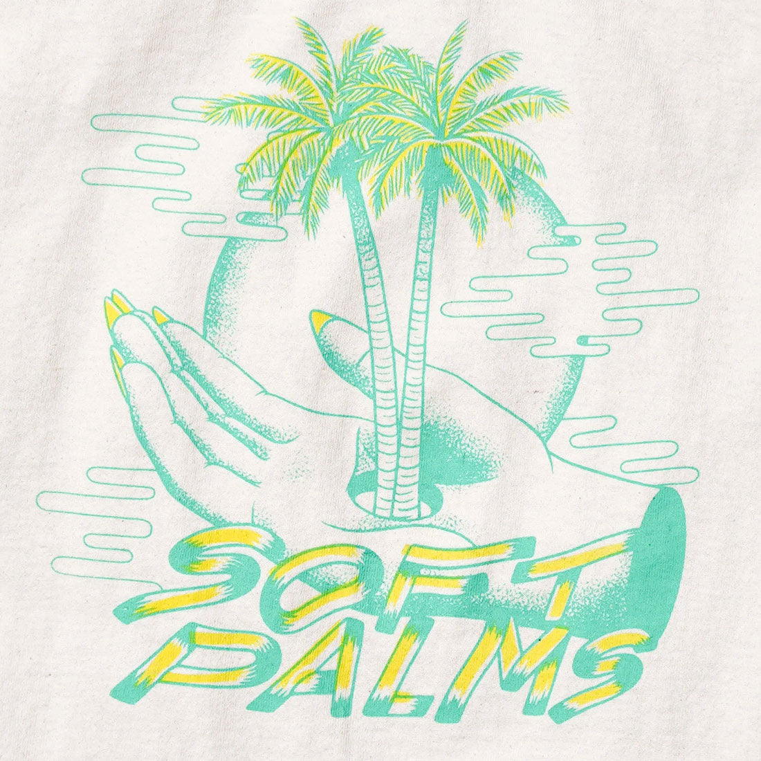 Soft Palms Chloe Shirt - GLOW IN THE DARK - Sand