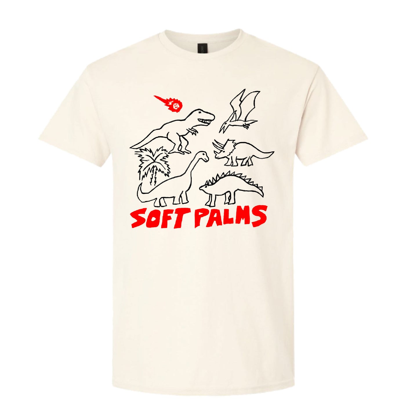 Soft Palms Dino Asteroid Shirt - Natural
