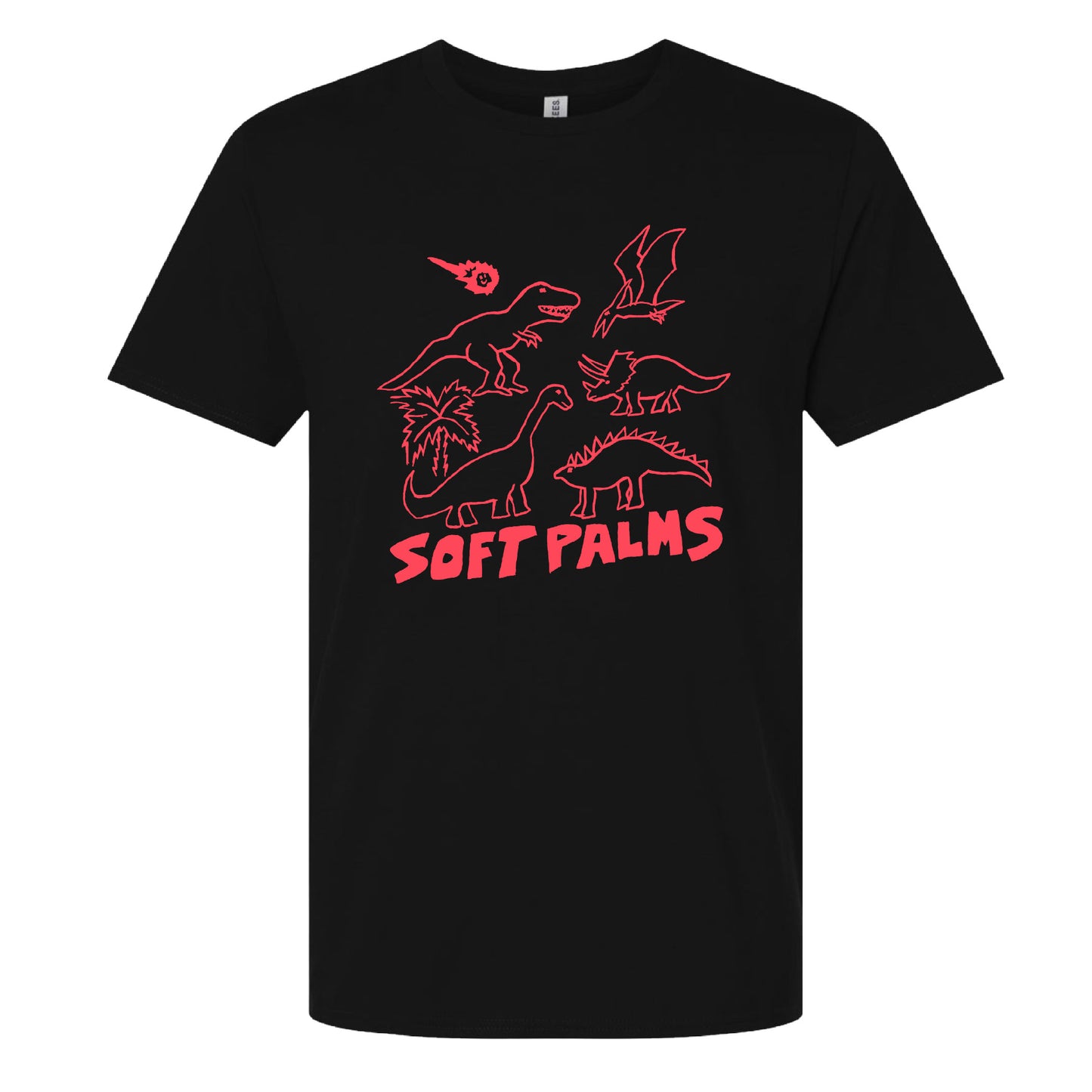 Soft Palms Dino Asteroid Shirt - Black